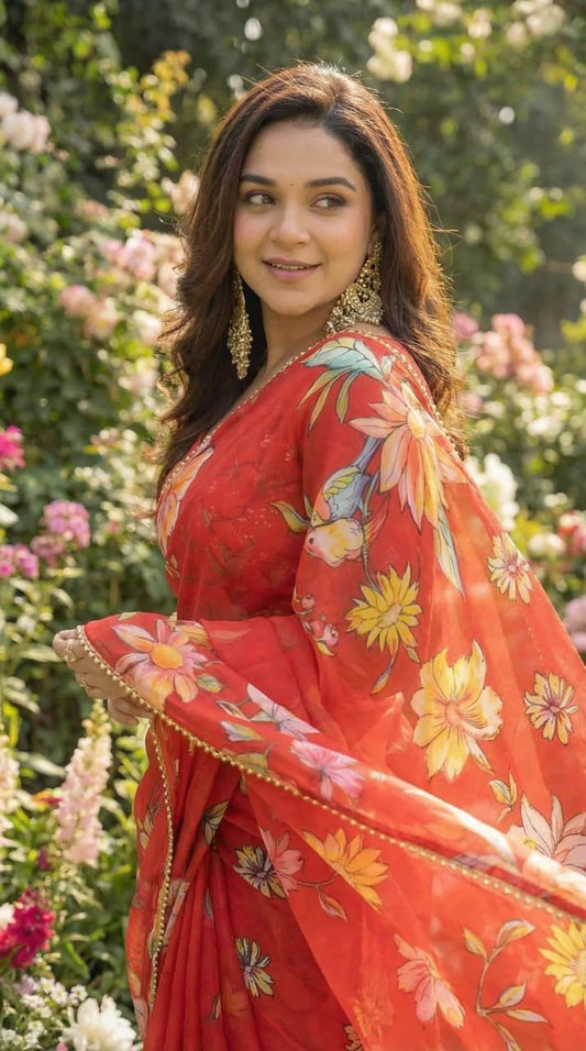 Georgette Saree