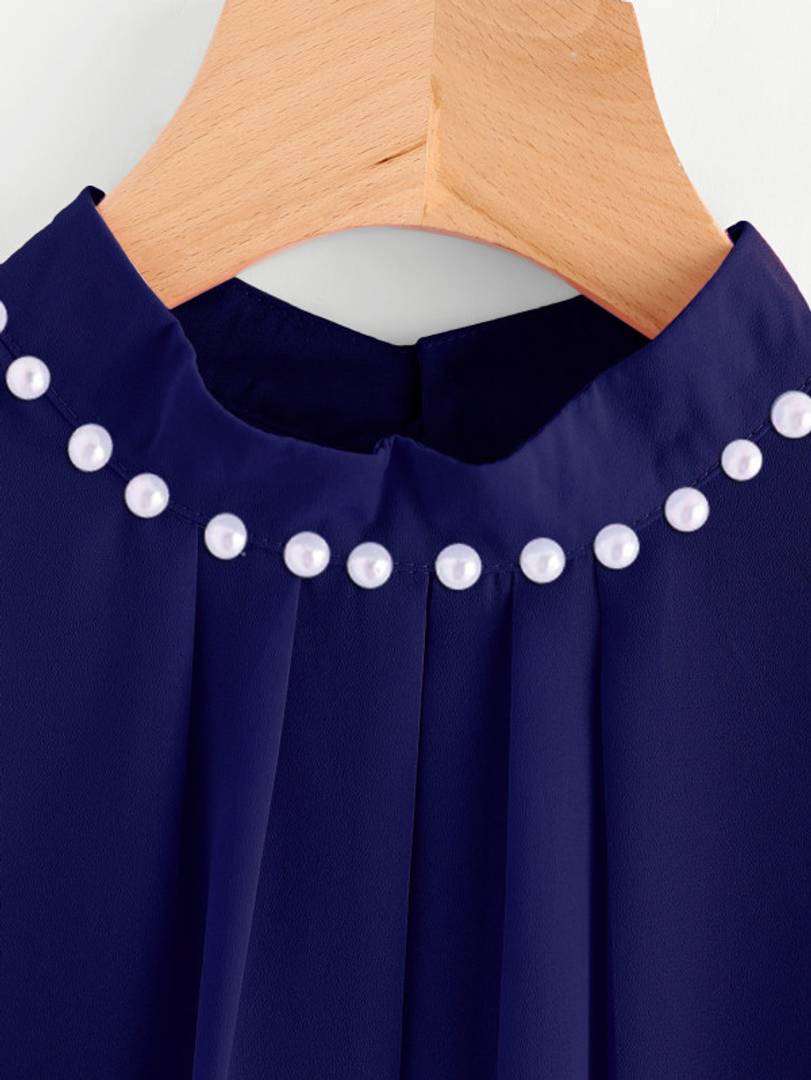 Casual Full Sleeves Pearl Top