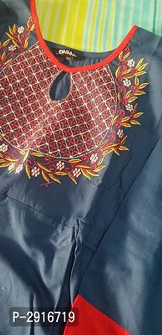 Gotta Aari Work Rayon Kurti