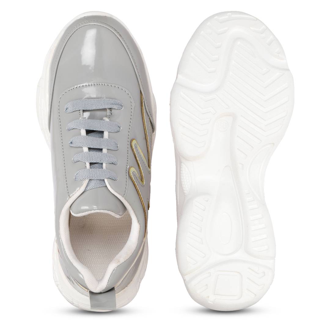 Solid Sports Shoes