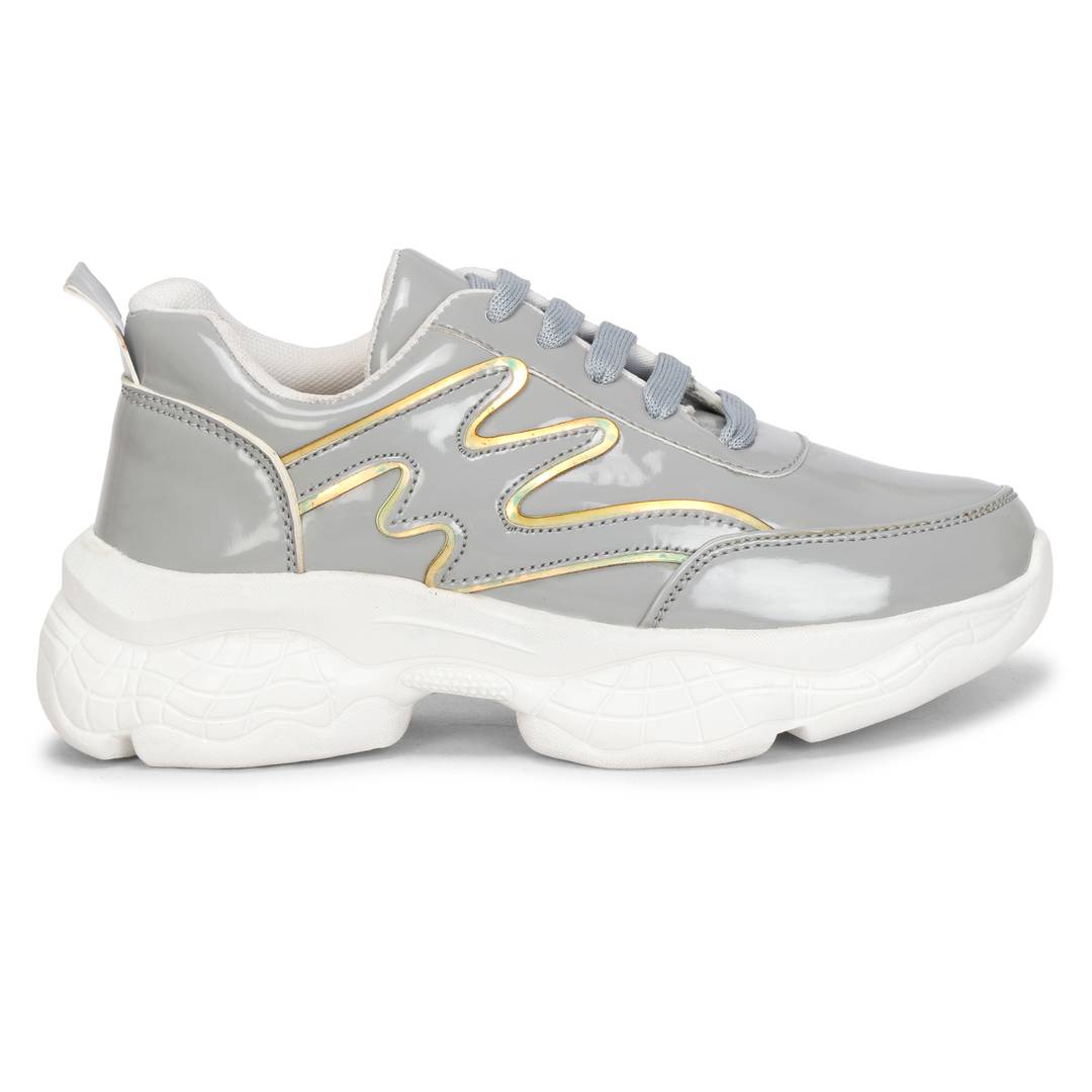 Solid Sports Shoes