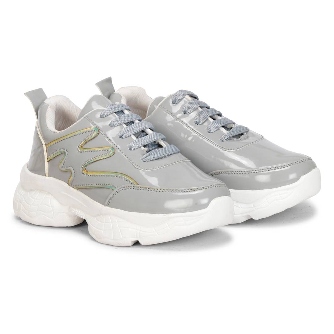 Solid Sports Shoes