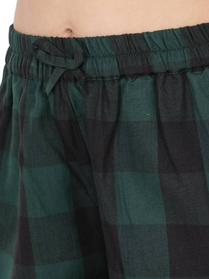 YARN DYED CHECKS COTTON SHORTS