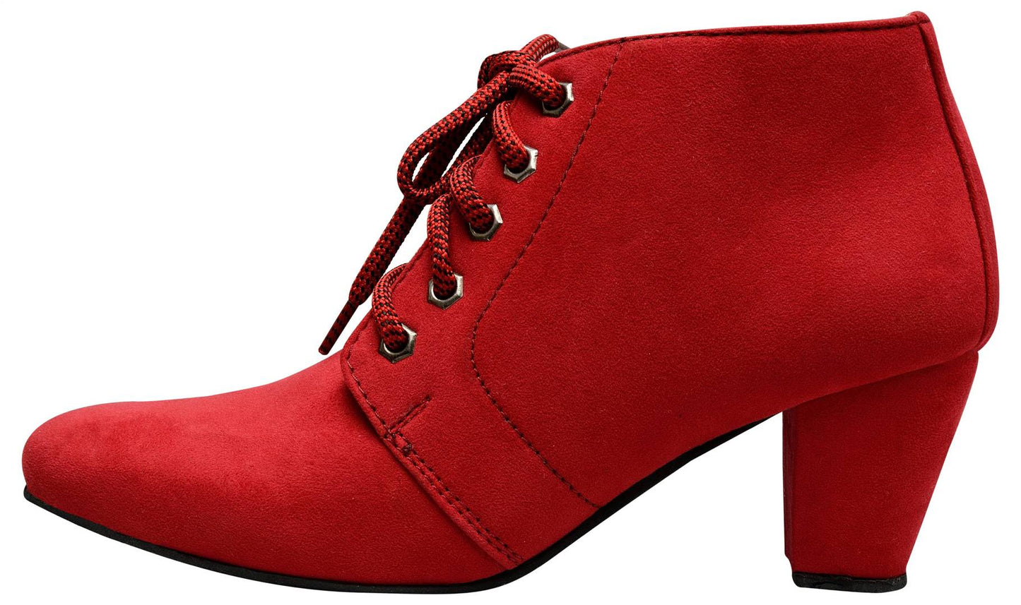 Exotique Women's Red Casual Boot (EL0040RD)