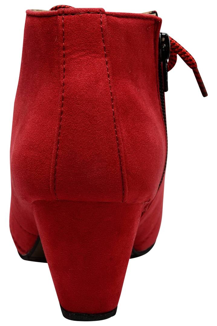 Exotique Women's Red Casual Boot (EL0040RD)