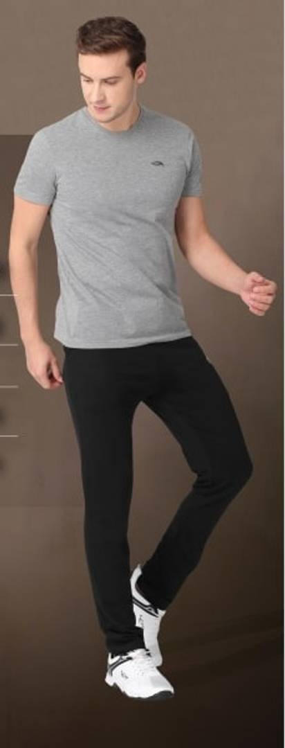 COTTON RICH PRINTED TRACK PANT