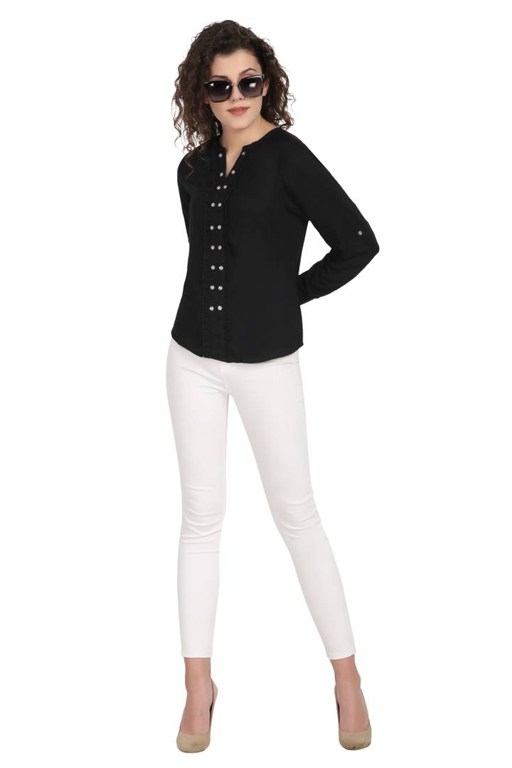 Rayon Solid Tops