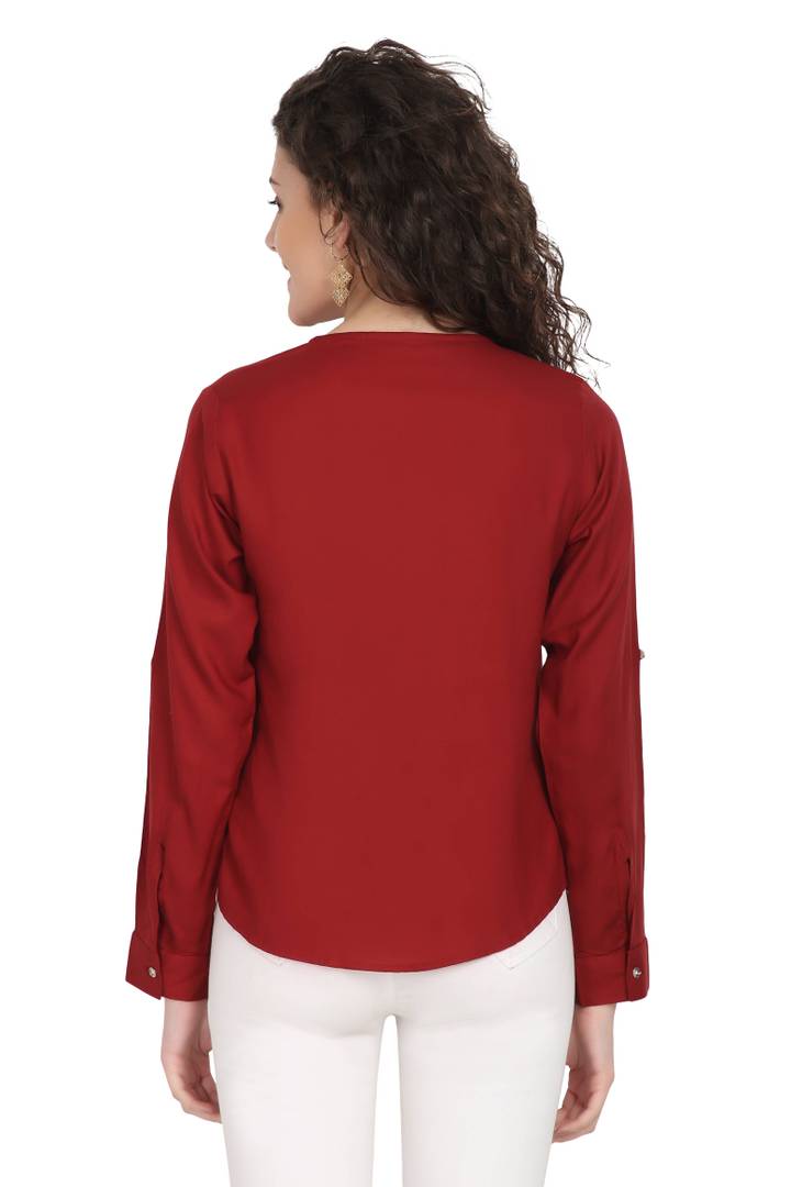 Rayon Solid Tops