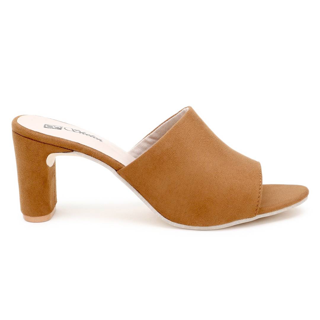 Suede High Heel Sandals