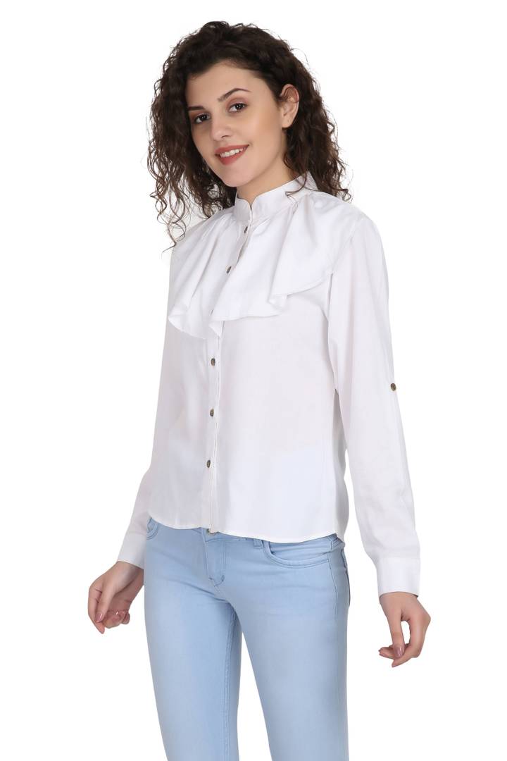 Women Rayon Solid Top