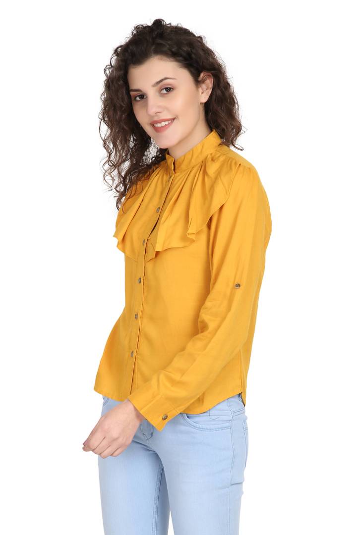 Women Rayon Solid Top