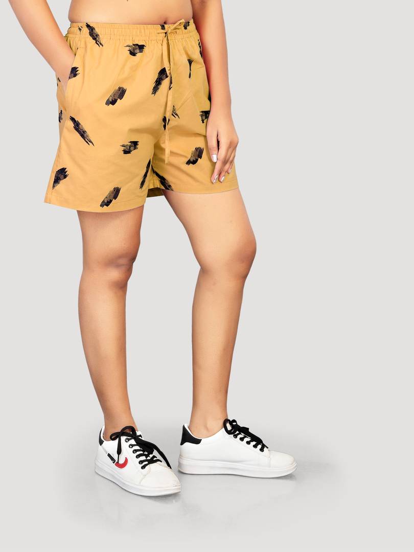 Printed Regular Shorts For Women