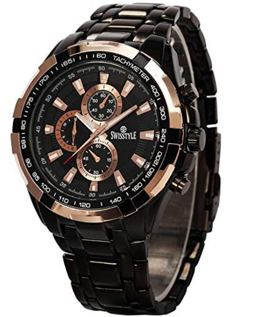 SWISSTYLE Analog Black Dial Men s Watch