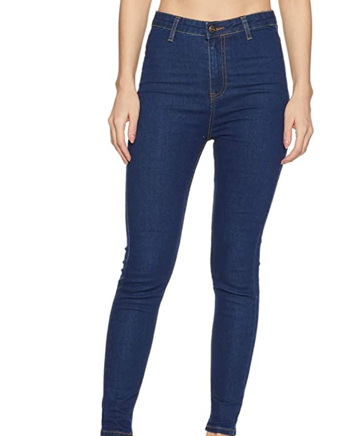 Women's Dark Blue Skinny Fit Jeans