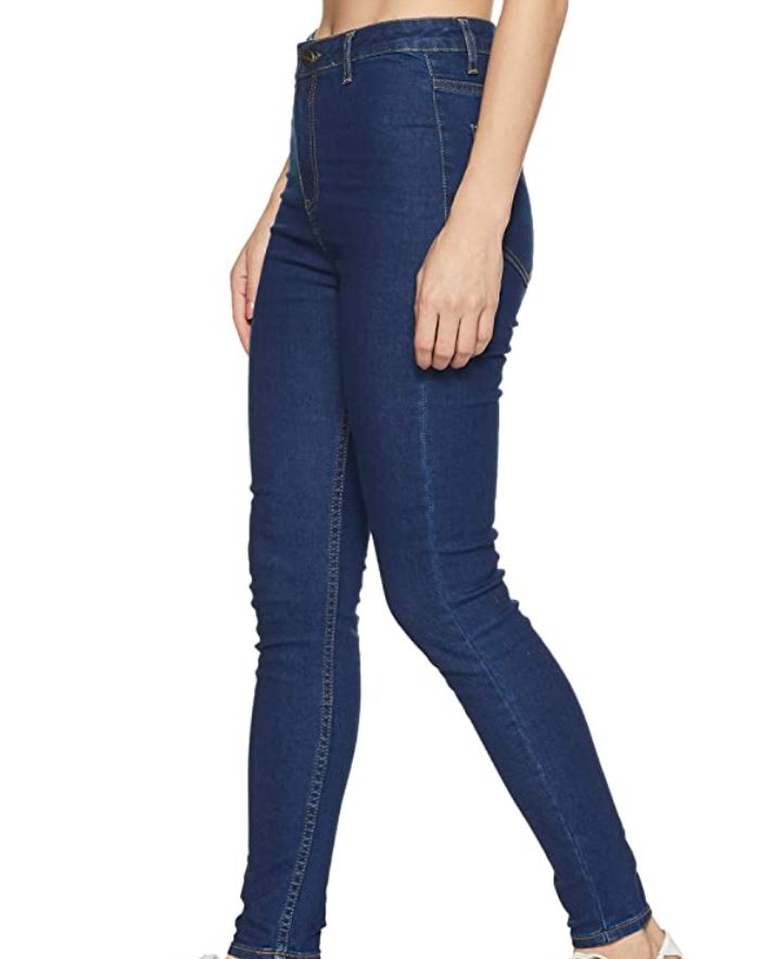 Women's Dark Blue Skinny Fit Jeans