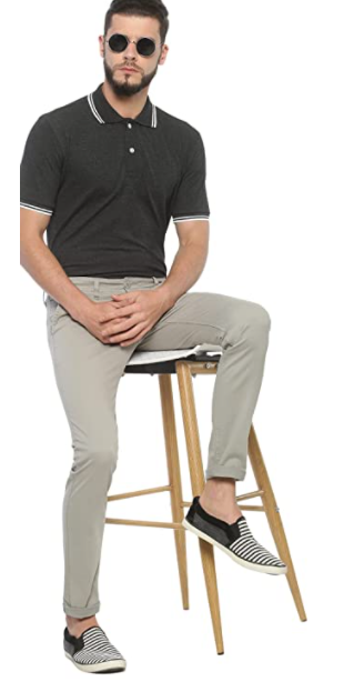 Slim Fit Men Cotton Lycra Blend Trouser