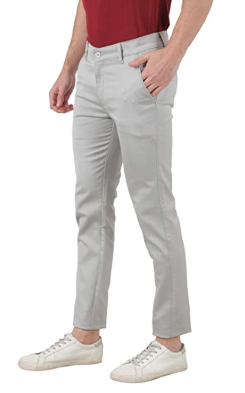 Men's Cotton Chinos Textured Trouser