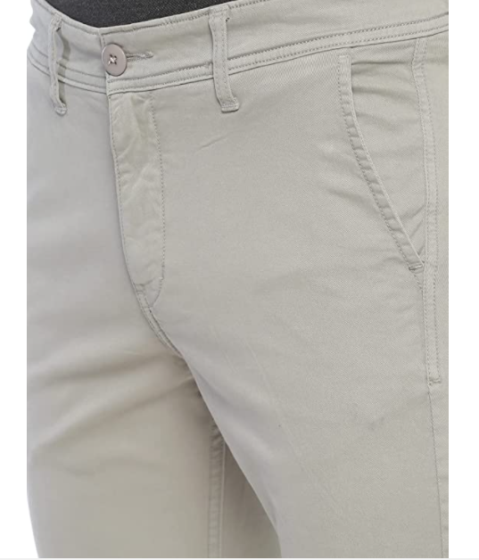 Slim Fit Men Cotton Lycra Blend Trouser
