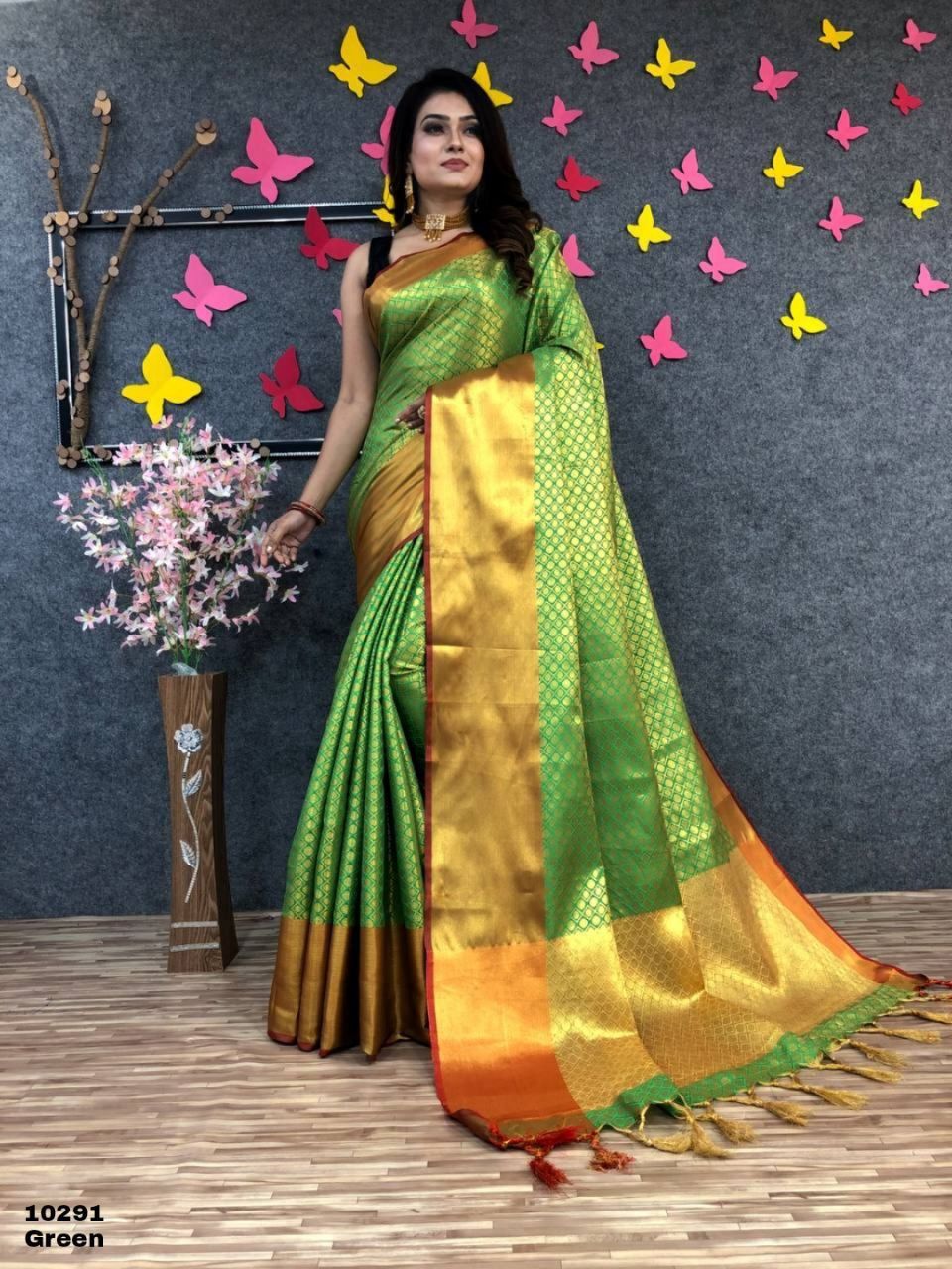 Soft Silk Gold Zari Weaving