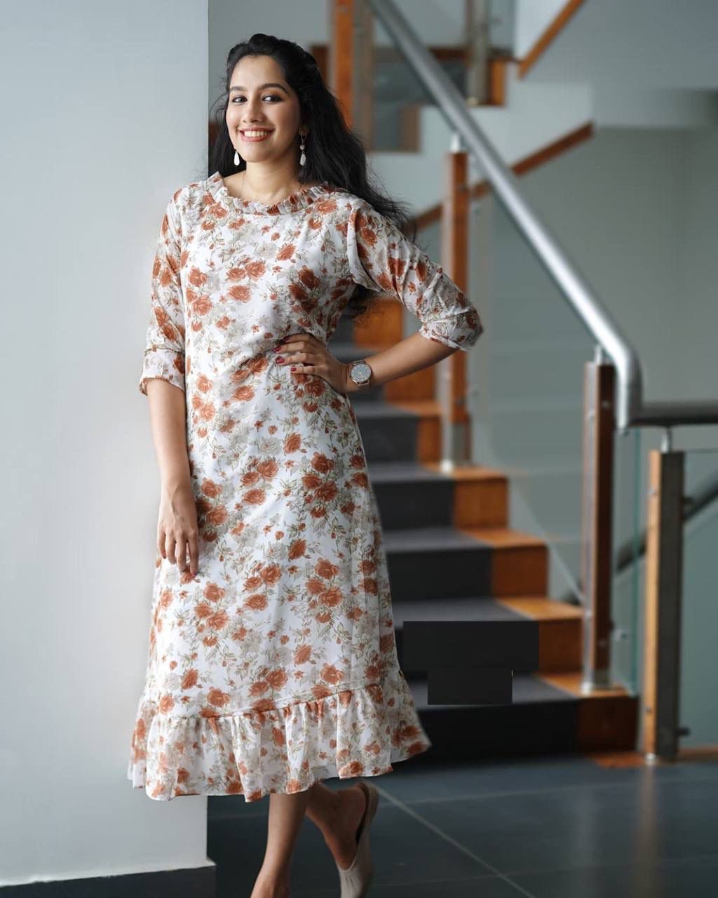 Floral Midi Dress