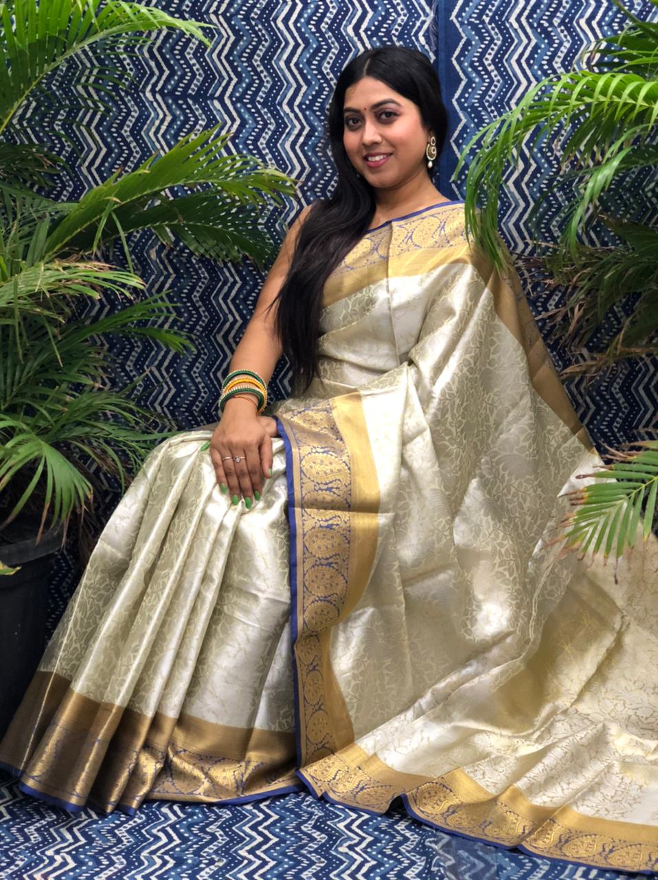 Pure Kora Muslin Silk Party Wear Saree