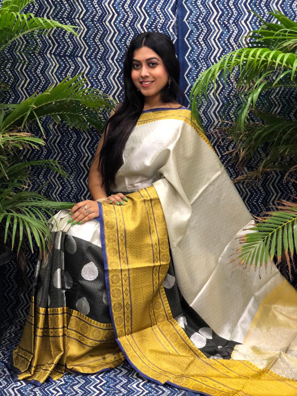 Pure Kora Muslin Silk Party Wear Saree