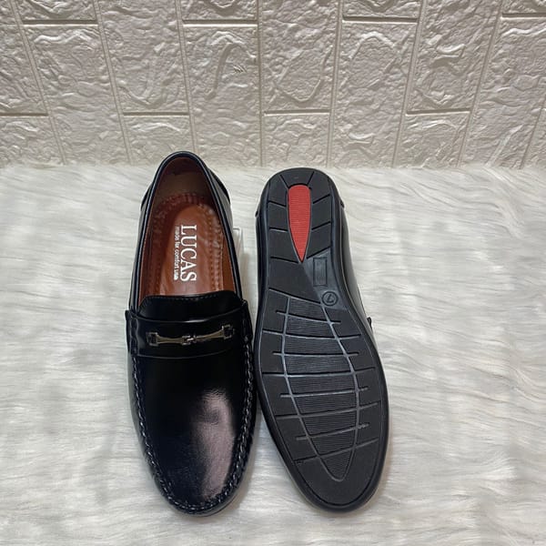 LUCAS FAUX LEATHER BALLEY