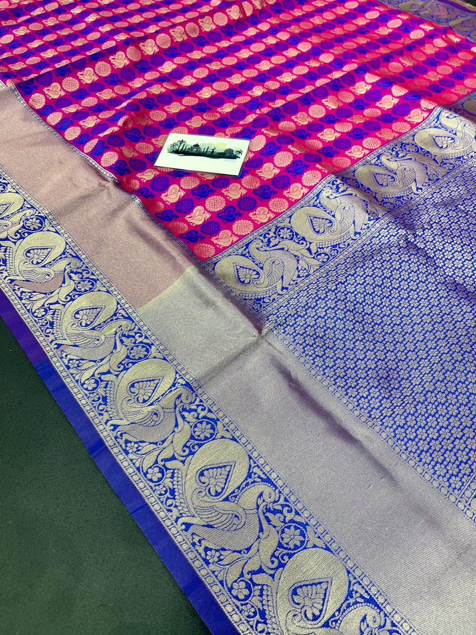 Kanjiveram pattu Zari Silk Saree