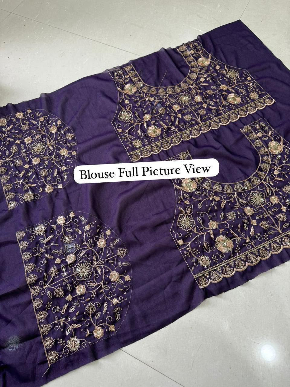 Georgette Sequence Saree