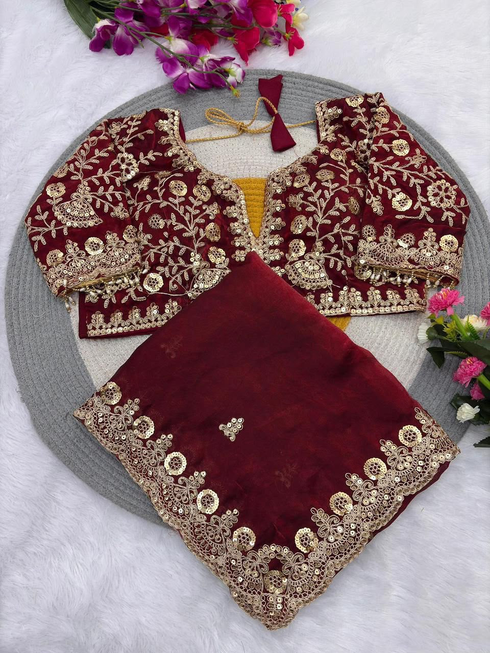 Satin Silk Saree
