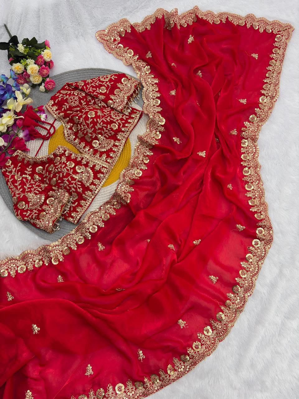 Satin Silk Saree