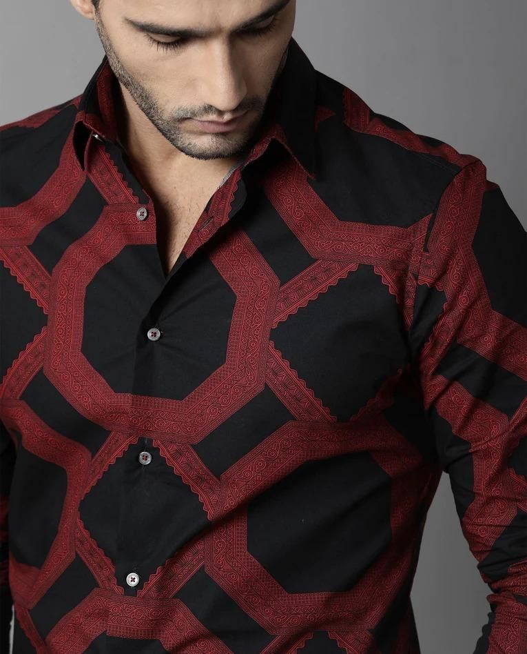 Regular Fit Mens Casual Shirt