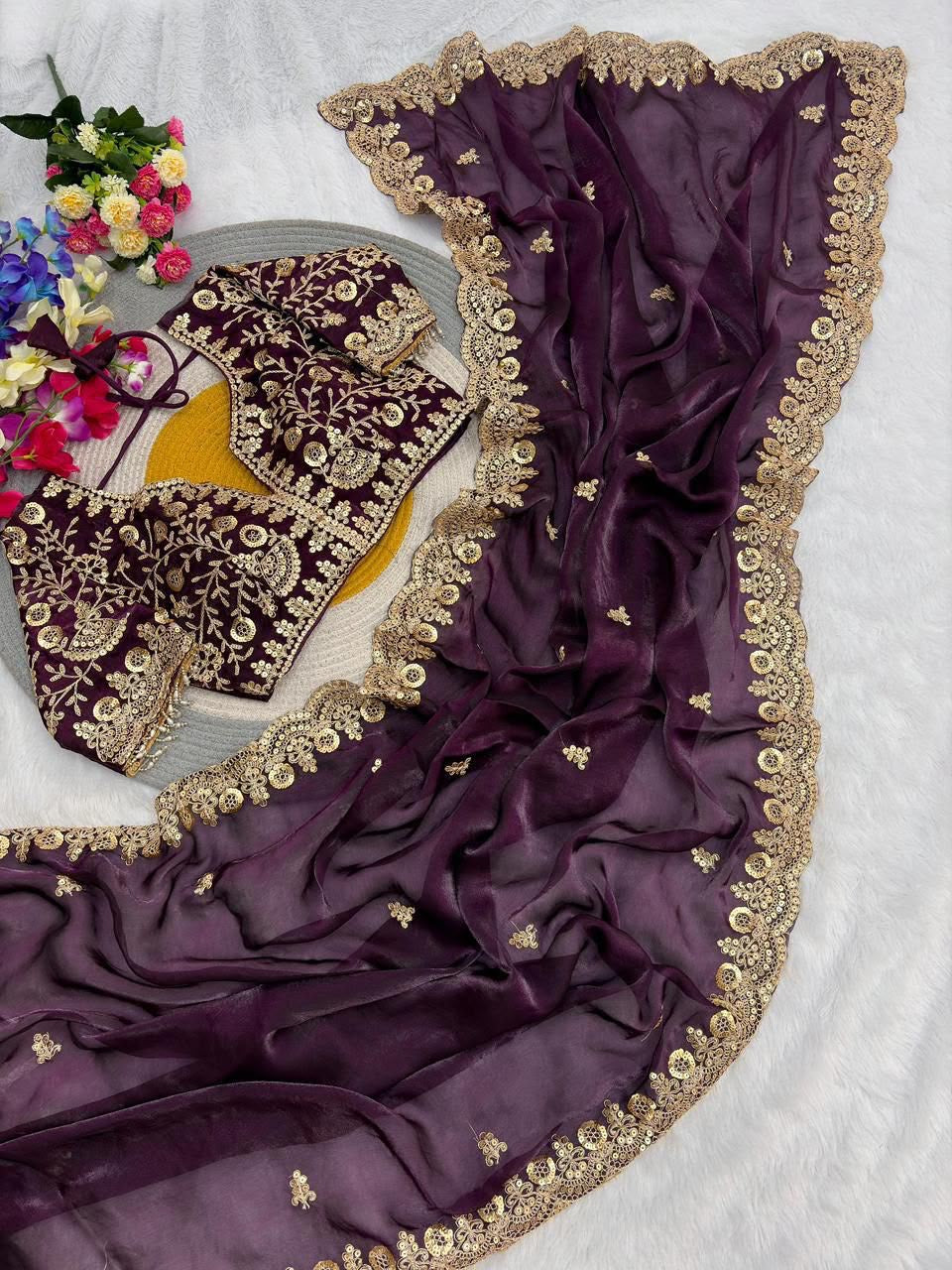 Satin Silk Saree
