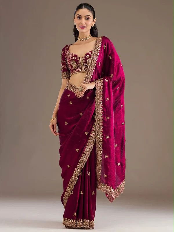 Satin Silk Saree