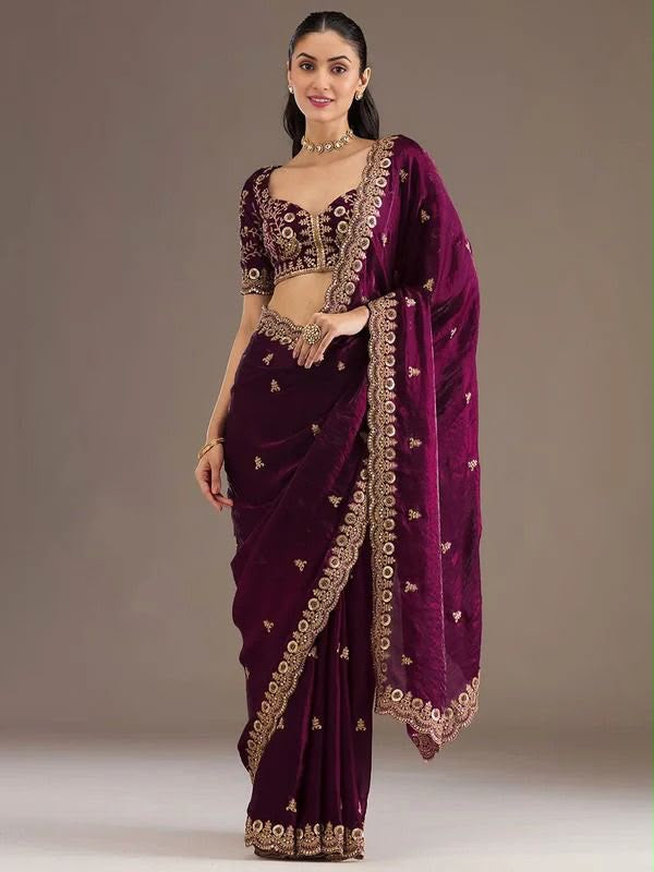 Satin Silk Saree