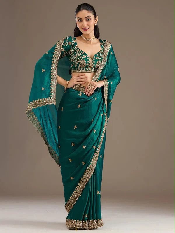 Satin Silk Saree