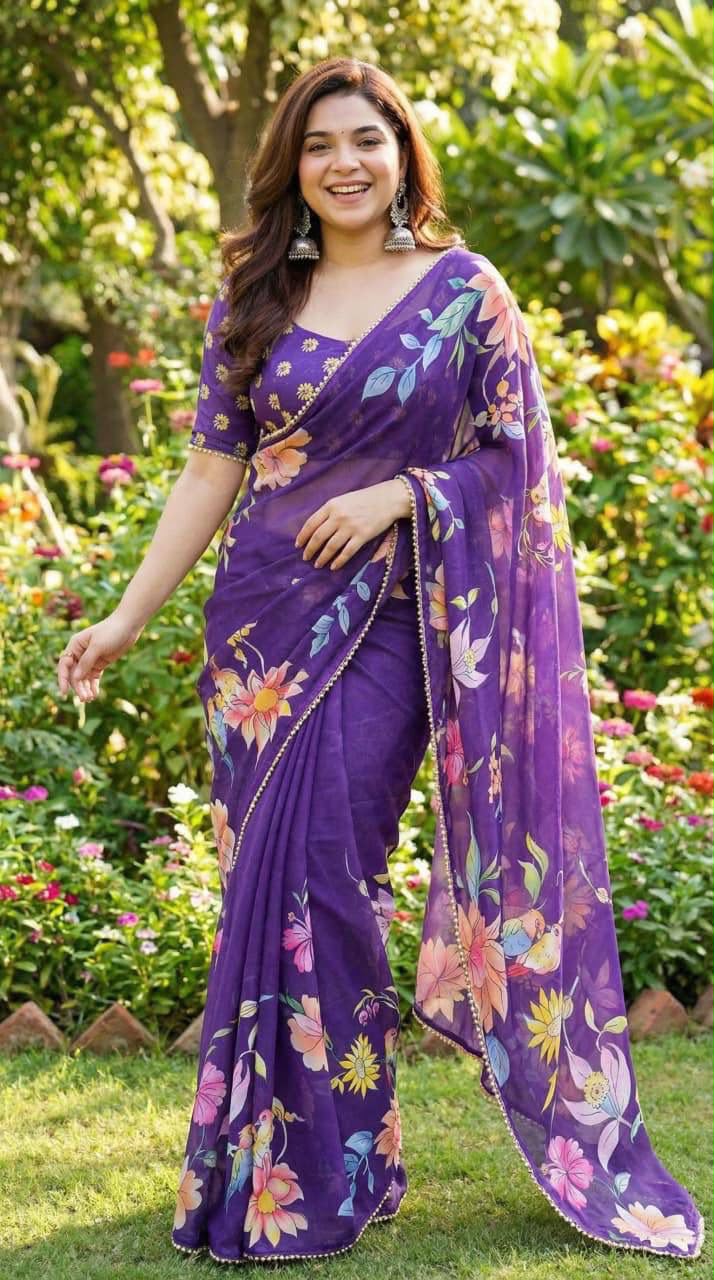 Georgette Saree