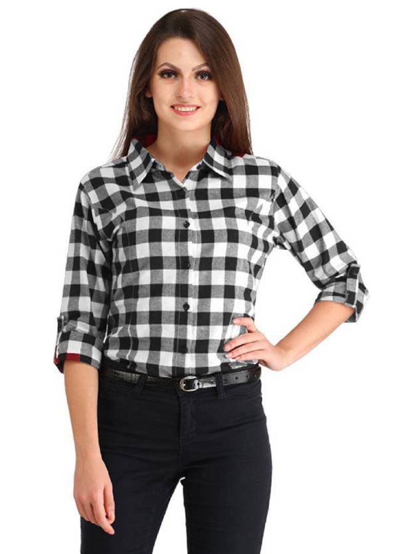 Multicoloured Checked Regular Fit Shirt