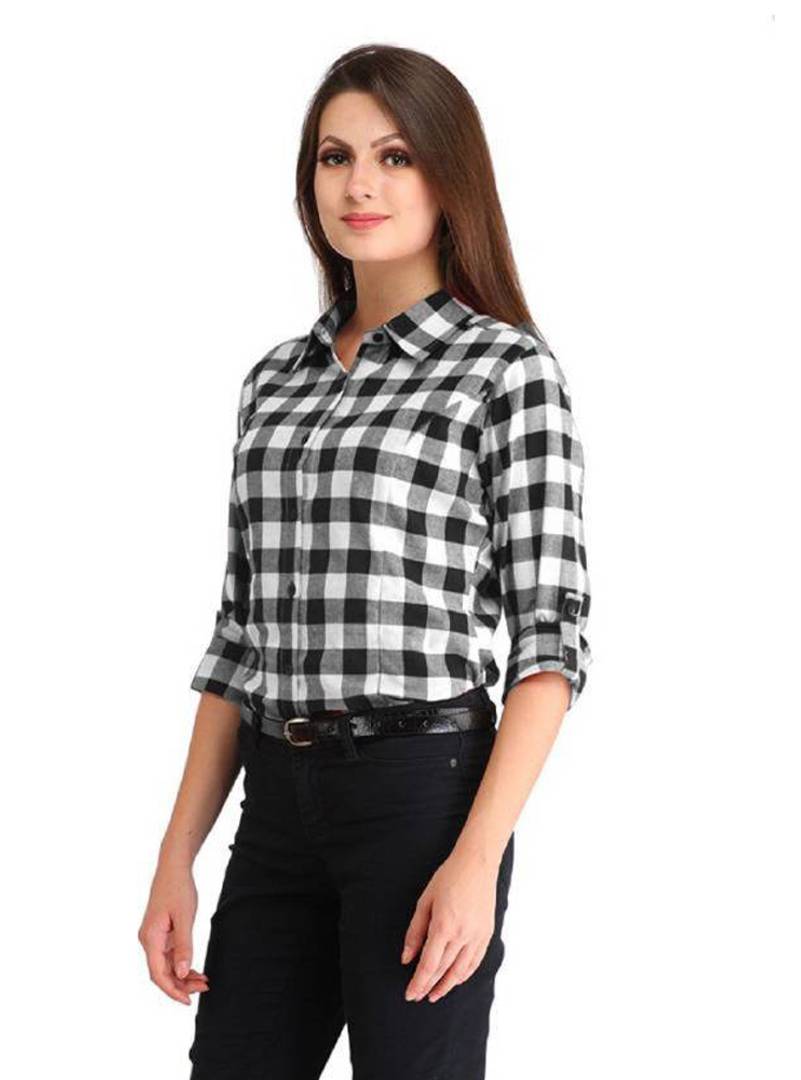 Multicoloured Checked Regular Fit Shirt