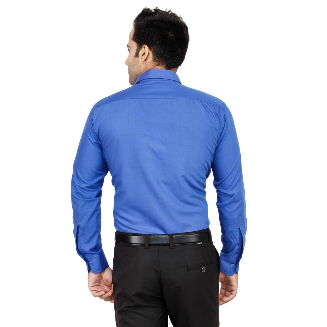 Blue Regular Fit Formal Shirt