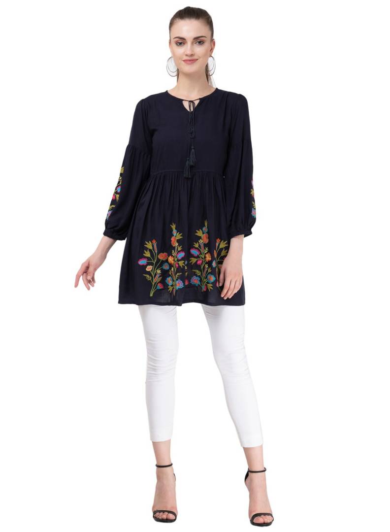 Rayon Embroidery Tunic