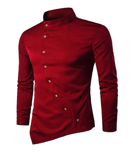 Maroon Slim Fit Shirt