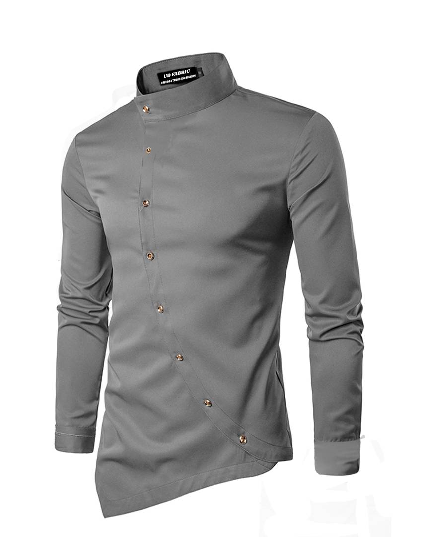 Grey  Slim Fit Shirt