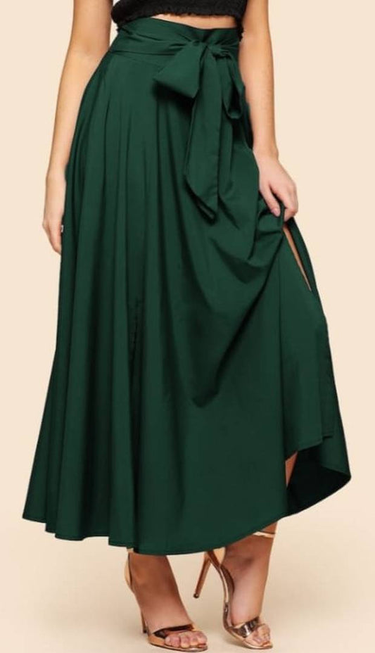 Olive Green Women's Skirt