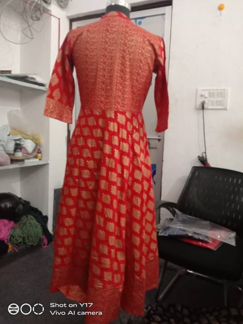 Rayon Printed Anarkali Kurta