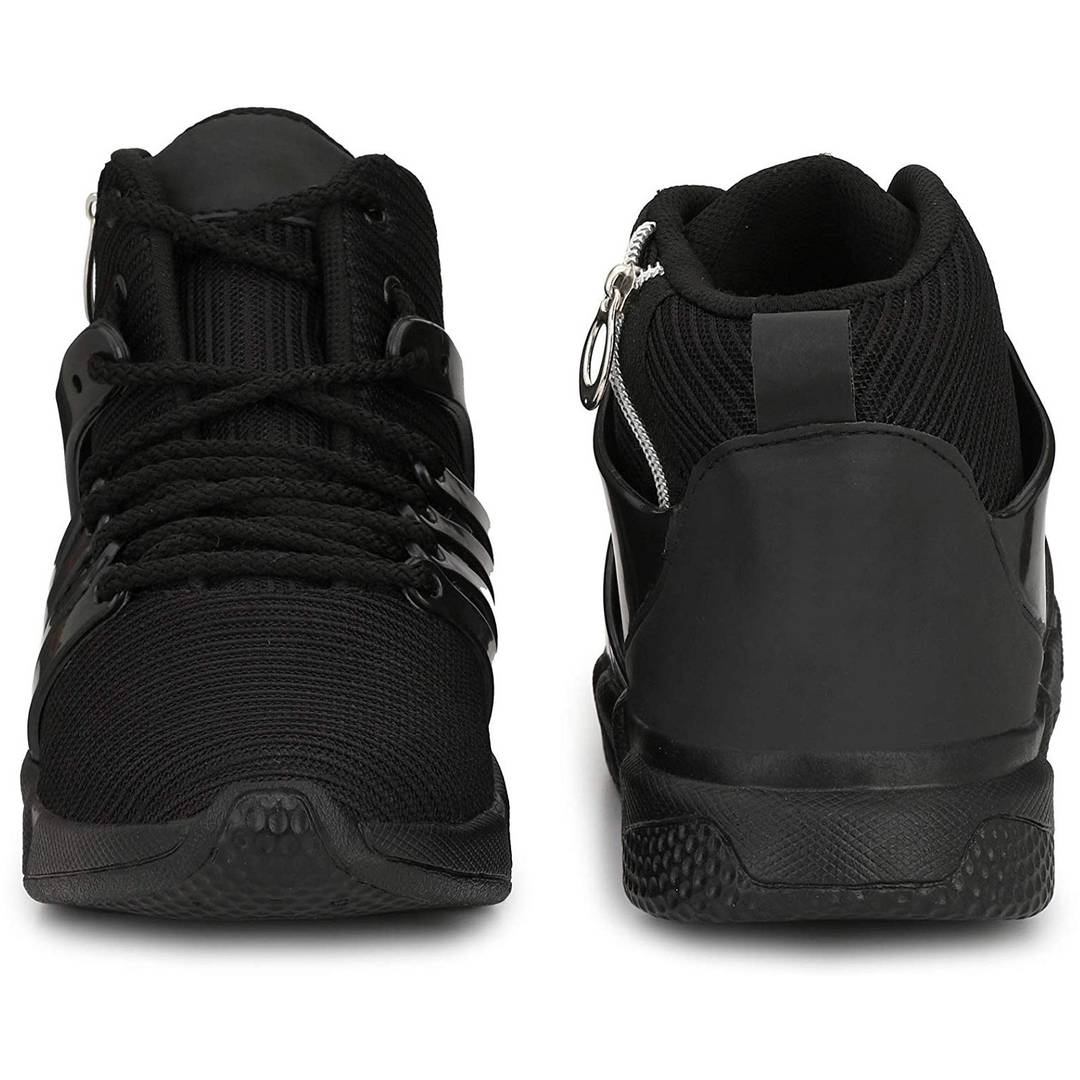 Black Mesh  Sports Shoes