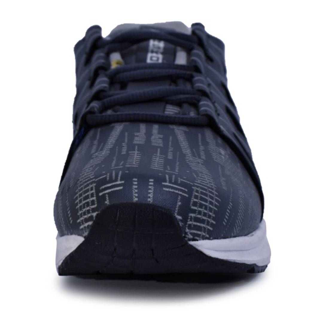Stylish Navy Blue  Synthetic Leather Sport  Shoe