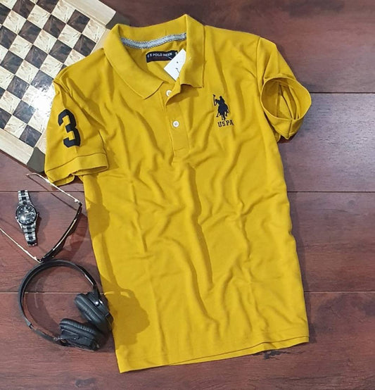 Polycotton Polo Collar T-Shirt