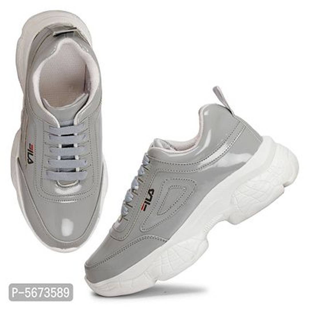 Solid Sports Shoes For Women