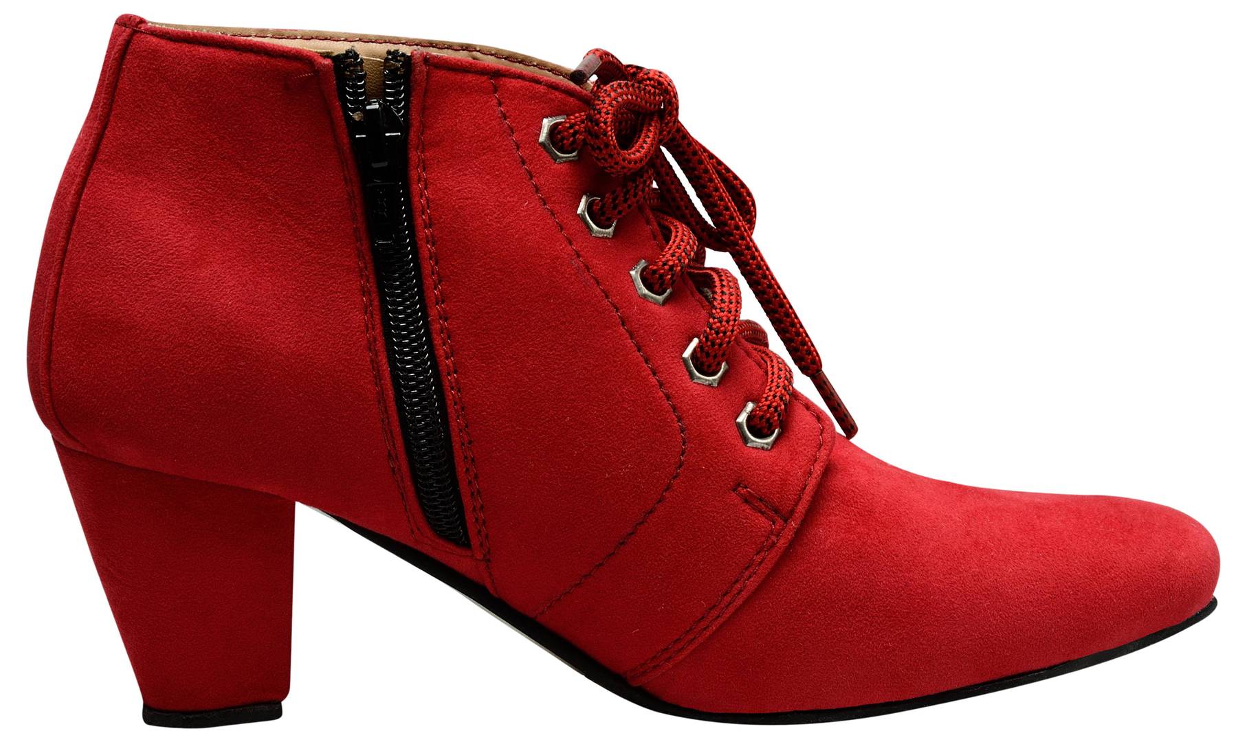 Exotique Women's Red Casual Boot (EL0040RD)